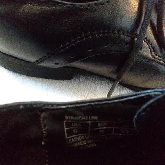 Boys Dress Shoes Black Pointed - Picture 6 of 10
